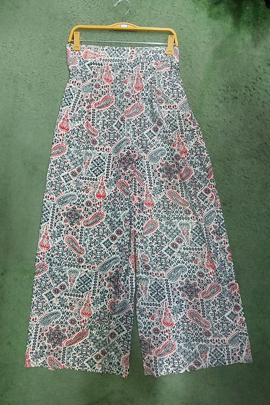 شلوار نخی پینترستی فول بگ